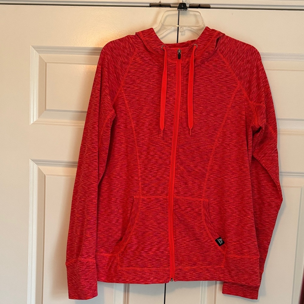 Red Zip-Up Hoodie